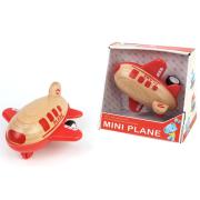 Wood and Plastic Red Plane with Sound