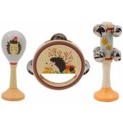 Wooden 3pcs Music Set