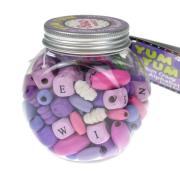 Purple Alphabet Bead Craft Kit