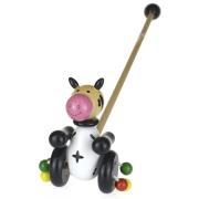 Push Along Wooden Cow