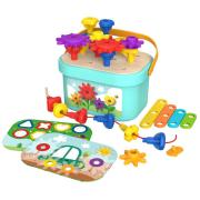 Pegs And Cogs Stacking And Lacing Set