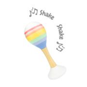 Rainbow Wooden Maraca