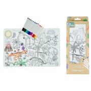 Reusable Dinosaur Colouring Mat