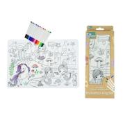Reusable Enchanted Kingdom Colouring Mat