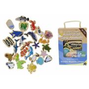 Fridge Magnets Sea Animals Set 26 Piece