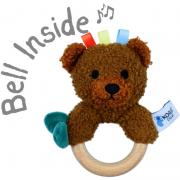 Snuggle Maple Bear Wooden Ring Rattle