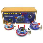 Tin Toy UFOs Set of Three