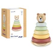 Wooden Bear Stacking Tower