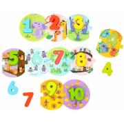 Number Puzzle In Carry Box