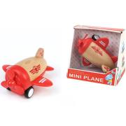 Wood and Plastic Red Prop Plane with Sound