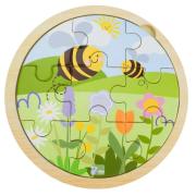 9pcs Jigsaw Puzzle Bee Garden
