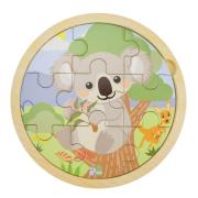 Wooden 9pcs Jigsaw Puzzle Koala
