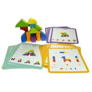 Wooden Block Logic Building Game
