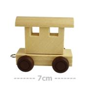 Wooden Name Train Guard's Van