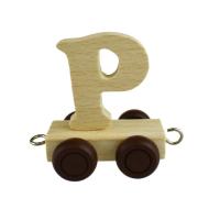 Wooden Name Train Letter P