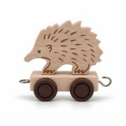 Wooden Name Train Echidna