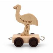Wooden Name Train Emu