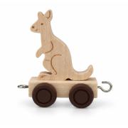 Wooden Name Train Kangaroo