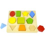Wooden Shapes and Colours Puzzle