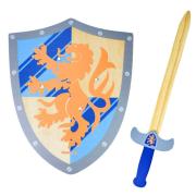 Wooden Sword Shield Lion Set