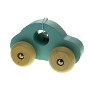 Simple Wooden Toy Car Green