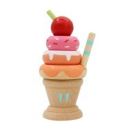 Wooden Stacking Ice Cream Sundae
