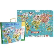 World Map Jigsaw Puzzle 500 Piece