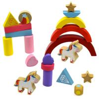 Wooden Balancing Unicorn Game