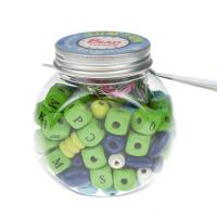 Green Alphabet Bead Craft Kit