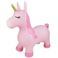 Bouncy Ride On Pink Unicorn