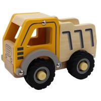 Wooden Dump Truck Rubber Wheels