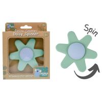 Green Daisy Silicone Spinner