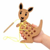 Kangaroo Threading Lacing Toy