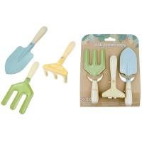 Kids Garden Tool Set Blue 3pcs