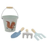 Kids Garden Tool Set Blue 4pcs