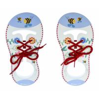 Wooden Learn To Tie Shoe Lace Pair