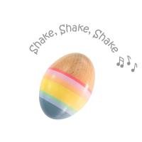 Rainbow Egg Maraca
