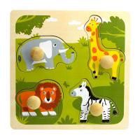 Safari Animal Big Peg Puzzle