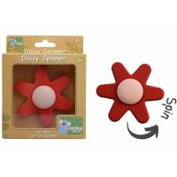 Silicone Daisy Red Spinner