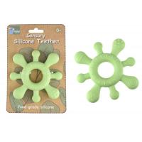 Silicone Splash Teether Green