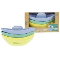 Silicone Tug Boats Set of Three