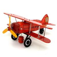 Tin Toy Curtiss Biplane