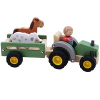 Tractor Trailer Farm Animal Green