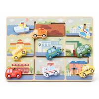 Traffic Maze Puzzle Board