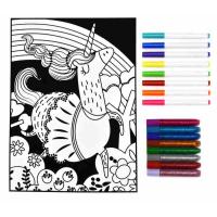 Unicorn Velvet Colouring Craft Kit