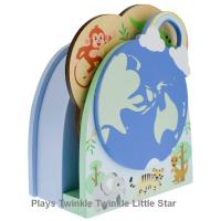 Wild Animals Spin Along Music Box