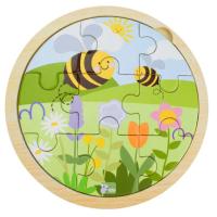 9pcs Jigsaw Puzzle Bee Garden