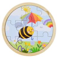 9pcs Jigsaw Puzzle  Bee Rainbow