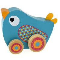 Wooden Walking Music Box Bird