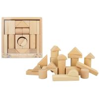 Natural Wooden Building Blocks Set 22 Piece